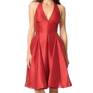 Red Halston Dress 6